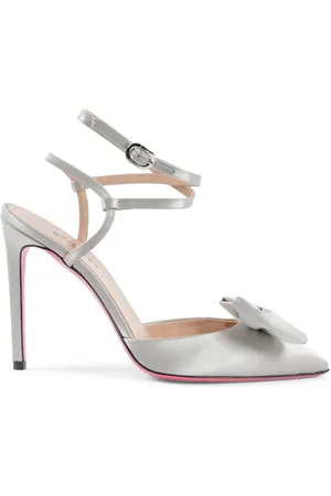 DEE OCLEPPO Dames, Schoenen, Grijs, Maat: 40 EU Satijn