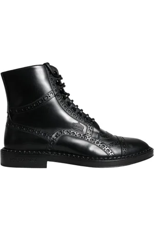 Dolce & Gabbana Heren, Schoenen, Zwart, Maat: 39 EU Leer