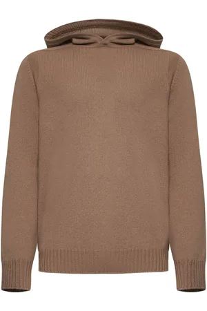 D4.0 Heren, Sweatshirts & Hoodies, Bruin, Maat: S Wol