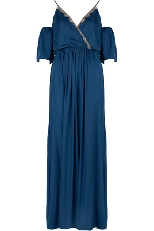 Liu Jo Dames, Jurken, Blauw, Maat: 3XS