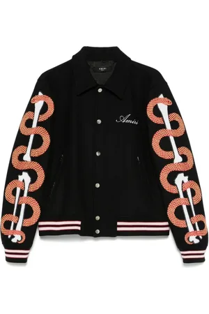 AMIRI Heren, Jassen, Zwart, Maat: XL Katoen