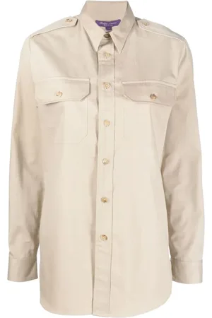 Ralph Lauren Dames, Blouses & Shirts, Bruin, Maat: M