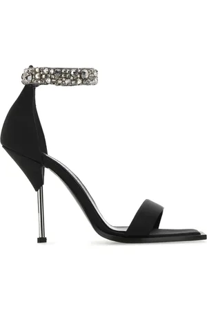 Alexander McQueen Dames, Schoenen, Zwart, Maat: 40 EU Satijn