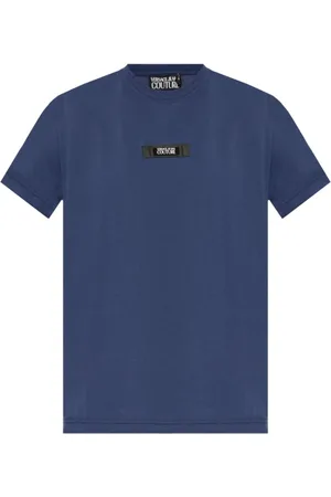 VERSACE Heren, Tops, Blauw, Maat: M
