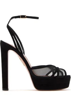 Aquazzura Dames, Schoenen, Zwart, Maat: 35 1/2 EU