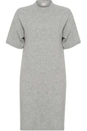 Kaffe Dames, Jurken, Grijs, Maat: XS