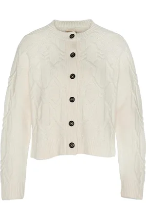 Barbour Dames, Truien, Wit, Maat: S Wol