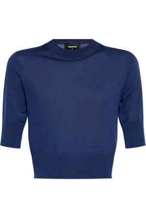 Dsquared2 Dames, Truien, Blauw, Maat: 2XS Wol