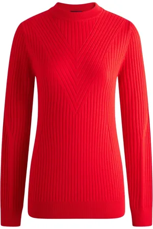Fusalp Dames, Truien, Rood, Maat: S Wol