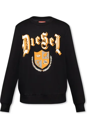 Diesel Heren, Sweatshirts & Hoodies, Zwart, Maat: XS
