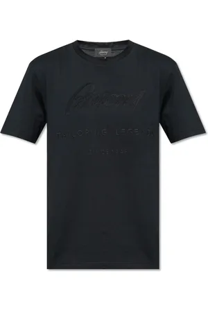 BRIONI Heren, Tops, Zwart, Maat: M Katoen
