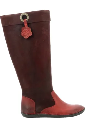 Kickers Dames, Schoenen, Rood, Maat: 37 EU Leer