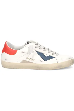 4b12 Heren, Schoenen, Wit, Maat: 44 EU Leer