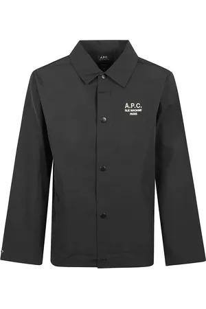 A.P.C. Heren, Overhemden, Zwart, Maat: M Katoen