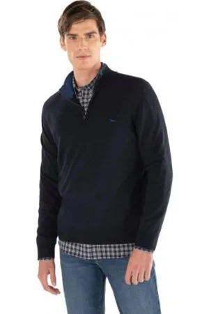 HARMONT&BLAINE Heren, Sweatshirts & Hoodies, Blauw, Maat: M Wol