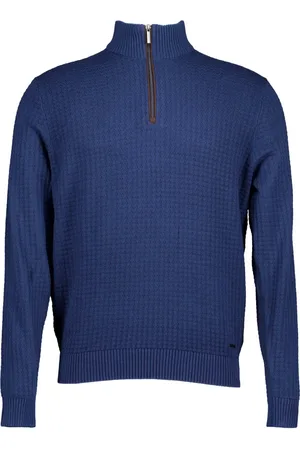 Bugatti Heren, Truien, Blauw, Maat: 2XL Katoen
