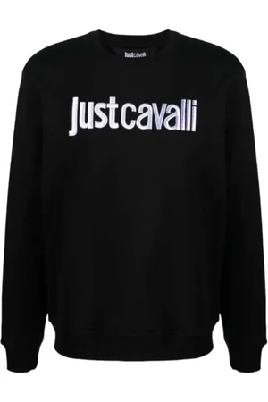 Roberto Cavalli Heren, Sweatshirts & Hoodies, Zwart, Maat: 3XL