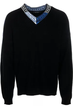 Daily paper Heren, Truien, Blauw, Maat: XL Katoen