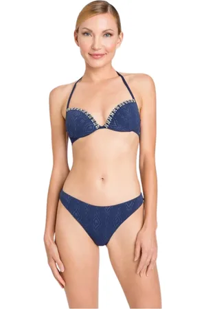 Twin-Set Dames, Badkleding, Blauw, Maat: S Polyamide