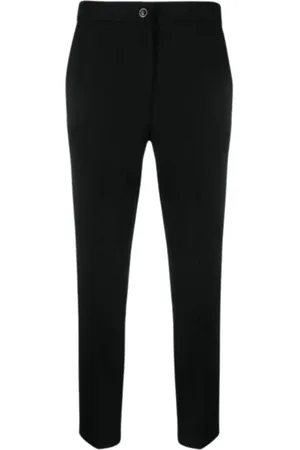 Twin-Set Dames, Broeken, Zwart, Maat: XL Viscose