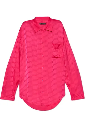 Balenciaga Dames, Blouses & Shirts, Roze, Maat: 2XS Viscose