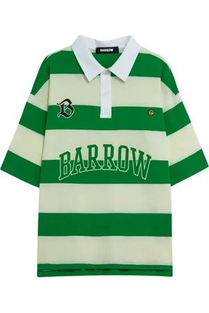 BARROW Heren, Tops, Groen, Maat: M Katoen