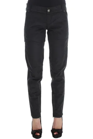 ERMANNO SCERVINO Dames, Jeans, Zwart, Maat: S Katoen