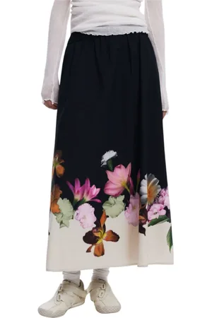 Desigual Dames, Rokken, Zwart, Maat: M Katoen