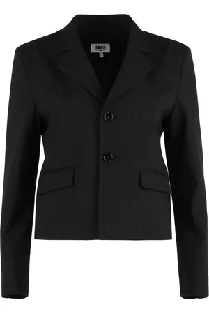 Maison Margiela Dames, Jassen, Zwart, Maat: M Wol