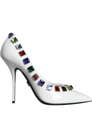 Dolce & Gabbana Dames, Schoenen, Wit, Maat: 39 EU Leer