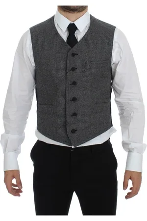 Dolce & Gabbana Heren, Pakken, Grijs, Maat: M Katoen