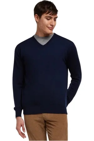 Brooks Brothers Heren, Truien, Blauw, Maat: S Wol
