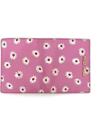 Miu Miu Dames, Pre-owned, Roze, Maat: ONE Size Leer