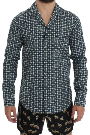 Dolce & Gabbana Heren, Overhemden, Veelkleurig, Maat: XS Katoen