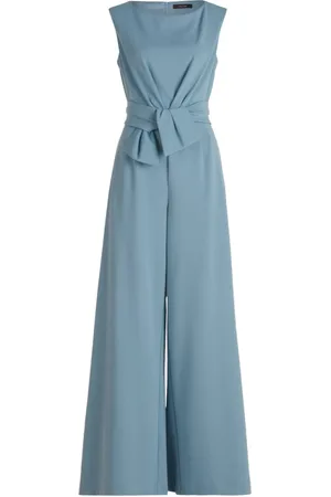 Vera Mont Dames, Jumpsuits & Playsuits, Blauw, Maat: 4XL Poliester
