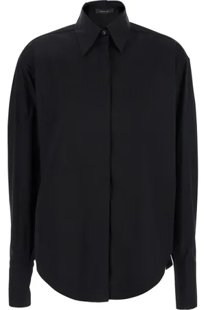 FEDERICA TOSI Dames, Blouses & Shirts, Zwart, Maat: S