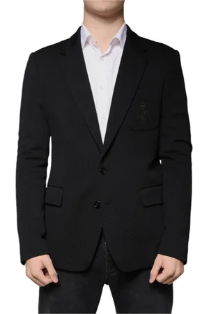 Dolce & Gabbana Heren, Jassen, Zwart, Maat: 4XL Wol
