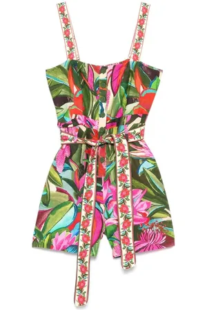 Farm Rio Dames, Jumpsuits & Playsuits, Veelkleurig, Maat: M