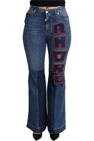 Dolce & Gabbana Dames, Jeans, Blauw, Maat: M Katoen