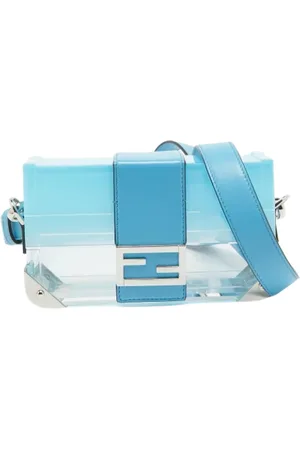 Fendi Dames, Pre-owned, Blauw, Maat: ONE Size Leer
