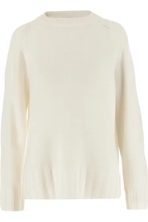 Allude Dames, Truien, Wit, Maat: M Wol
