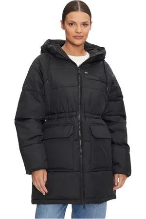 Tommy Hilfiger Dames, Jassen, Zwart, Maat: XS Nylon