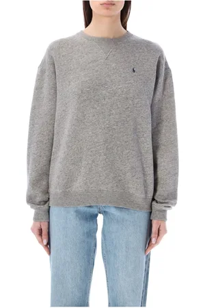Ralph Lauren Dames, Sweatshirts & Hoodies, Grijs, Maat: XL Katoen