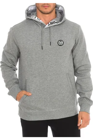 Philipp Plein Heren, Sweatshirts & Hoodies, Grijs, Maat: S Katoen