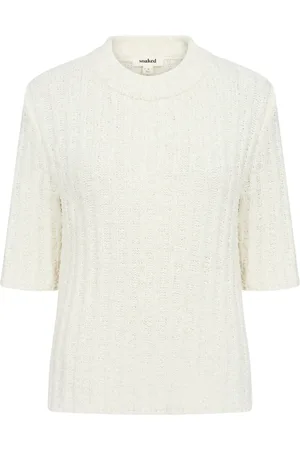 Soaked in Luxury Dames, Truien, Wit, Maat: XS