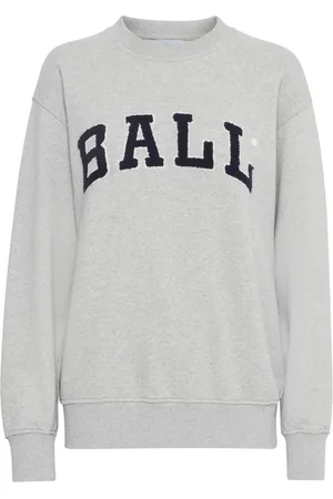 Ball Dames, Sweatshirts & Hoodies, Grijs, Maat: 2XS Katoen