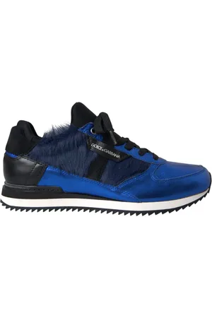 Dolce & Gabbana Heren, Schoenen, Blauw, Maat: 42 EU Leer