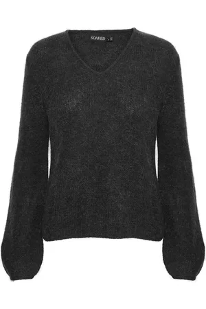Soaked in Luxury Dames, Truien, Zwart, Maat: XS