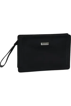 Burberry Dames, Pre-owned, Zwart, Maat: ONE Size Leer