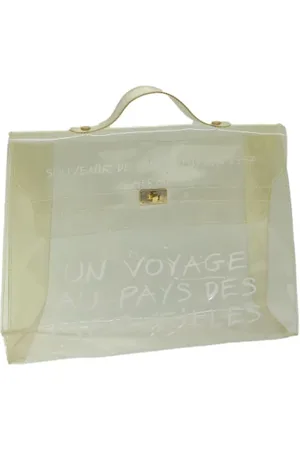 Hermès Dames, Pre-owned, Wit, Maat: ONE Size Vinyl